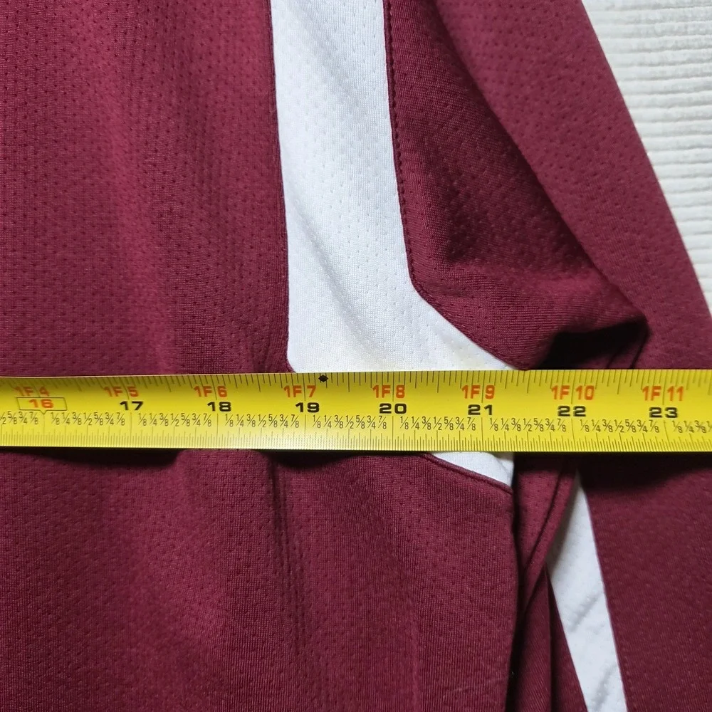 Nike IUPUI Jaguars Full Zip Track Jacket Mens Large‎ Maroon NikeFIT Dry